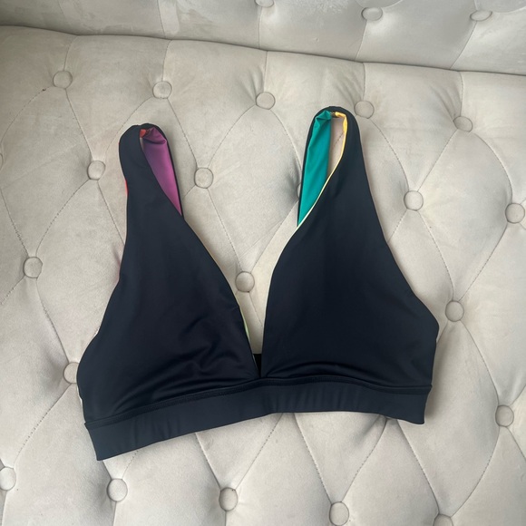 TomboyX swimsuit reversible top XL, NWOT - Picture 3 of 5